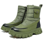 FAIRWHALE Short Mid Calf Snow Boots Men"s