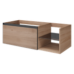 Armadi Art QUATRO 6 120см (80+40) тумба WILLOW профиль ANTHRACITE