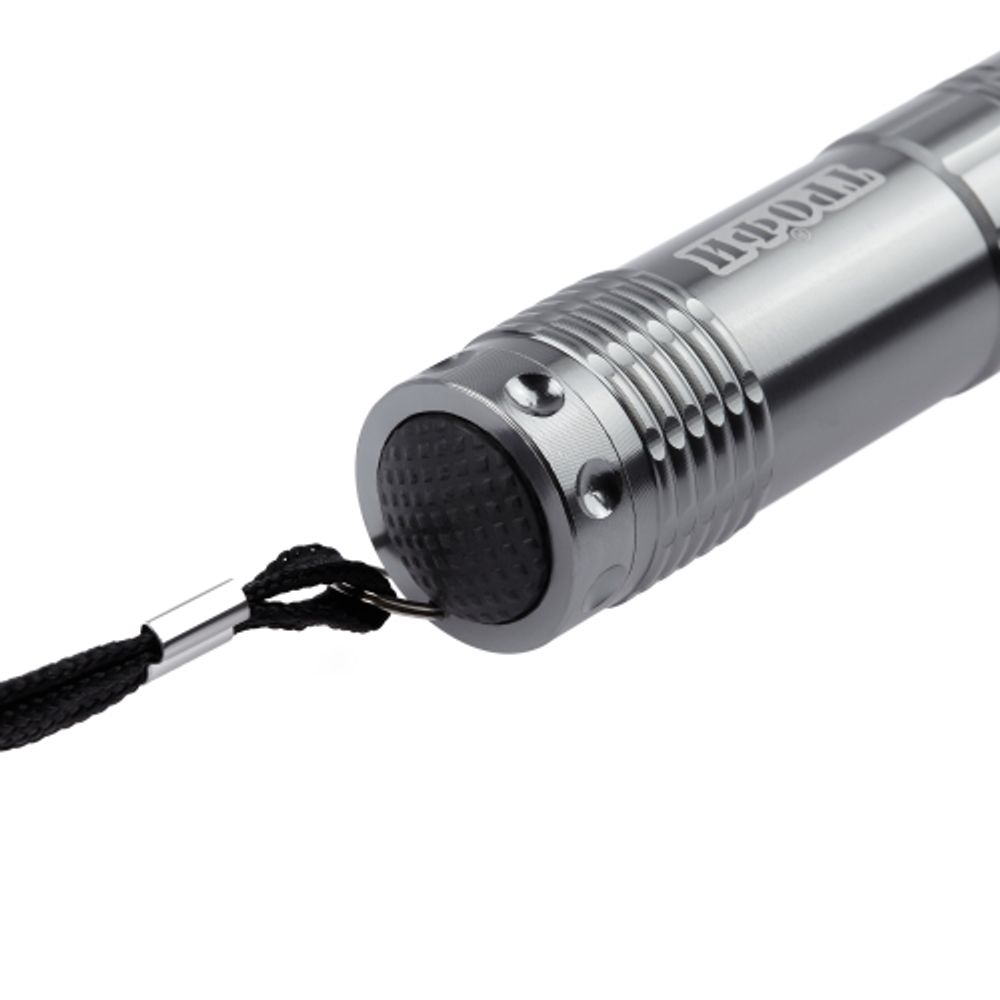 Светодиодный фонарь Трофи TM9 ручной на батарейках алюминиевый