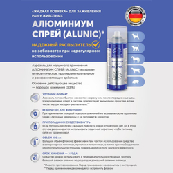 Алюминиум спрей Alunic, 400 мл, 2 шт.