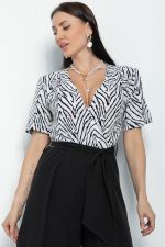 Комбинезон Мой успех (черно-белый) К11278 LT Collection