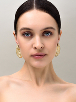 Серьги "Old shell" Gold