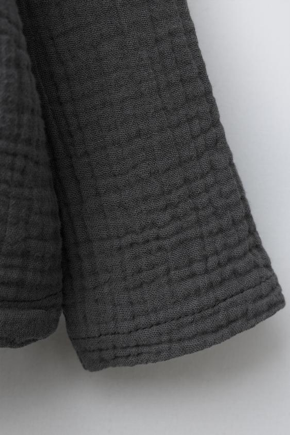 ZARA РУБАШКА ИЗ БАМБУЛЫ, СТАЛЬНОЙ