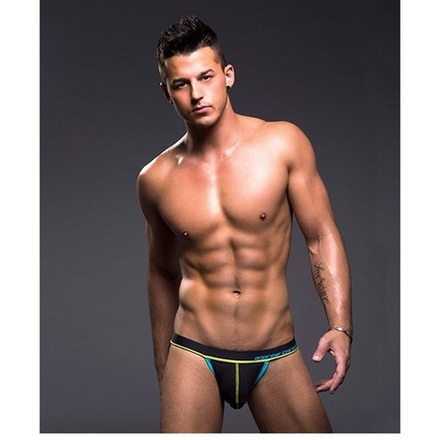 Мужские трусы джоки черные Andrew Christian Glow Almost Naked Quirk  AC9536