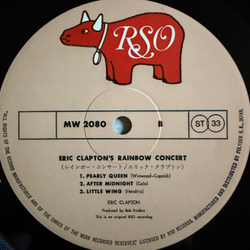 Виниловая пластинка Eric Clapton ‎– Eric Clapton's Rainbow Concert LP