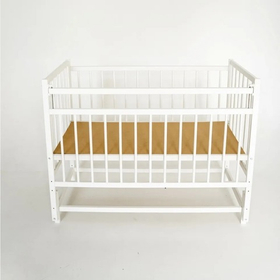 Кроватка детская Промтекс Мини КД мпМ белый маятник продольный