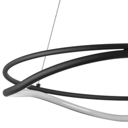 736517 Люстра ROTONDA 45W LED 2494LM 120G ЧЕРНЫЙ 3000-6000K