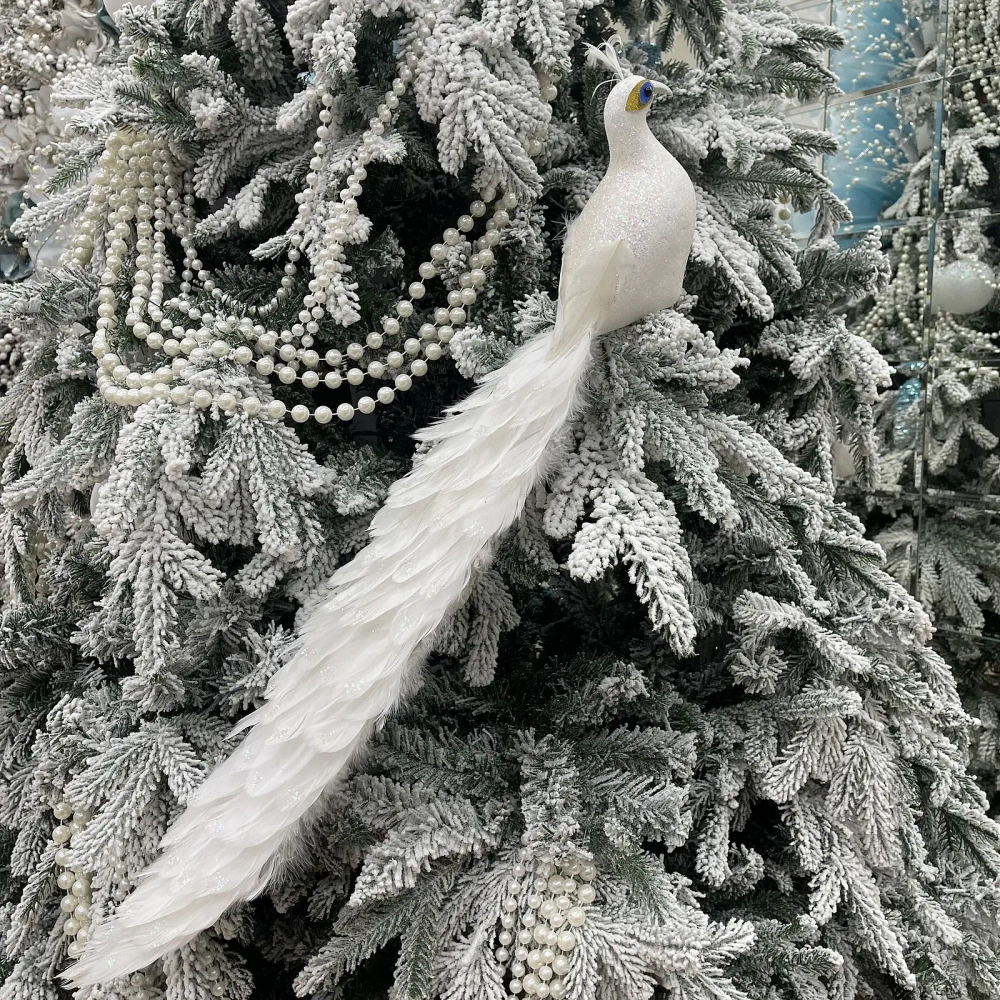 Фигурка новогодняя «Красавица Гамаюн» 80 см, белый