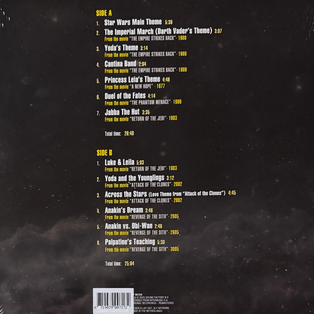 Global Stage Orchestra ‎– Star Wars - The Themes (Голландия 2025г.) Coloured Т
