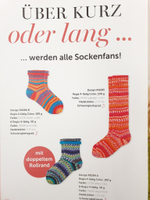 Журнал Regia "Magazine 001 - Socks moments"на немецком языке, с русским переводом (вкладыш)