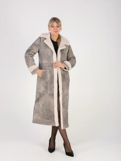 Дубленка зимняя натуральная длинная и теплая