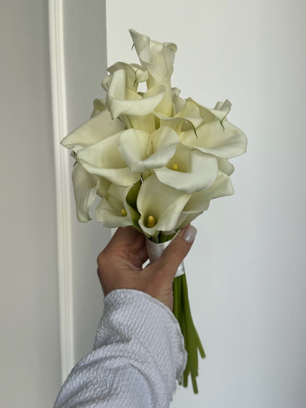 Свадебный букет из калл