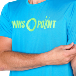 Мужское теннисное поло Tennis-Point Basic Function T-Shirt Men - Blue, Light Green