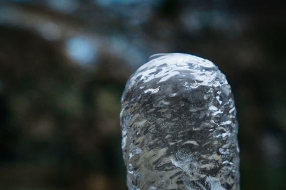 Киоко Ваза Стеклянная 13.5х11х32.5см