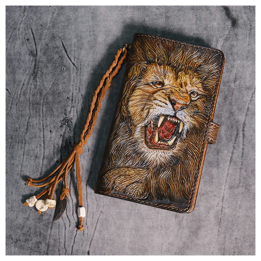 Кошелек зиппер «Лев»
