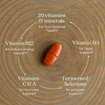 New Chapter, Every Man's One Daily, мультивитамины для 55+, 72 вегетарианские таблетки