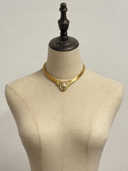 Колье с «жемчугом» и кристаллами Christian Dior