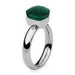 Кольцо Qudo Firenze emerald 17.2 мм 610447 G/S