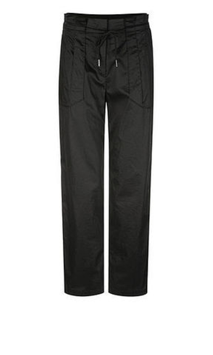 Marc Cain Брюки из хлопка прямого кроя с декоративными карманами