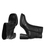 Кожаные ботильоны на каблуке GRACE 03 Liu Jo - черный(SF4127 PX550)