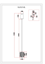 Светильник подвесной светодиодный Moderli V11717-PL Prismique