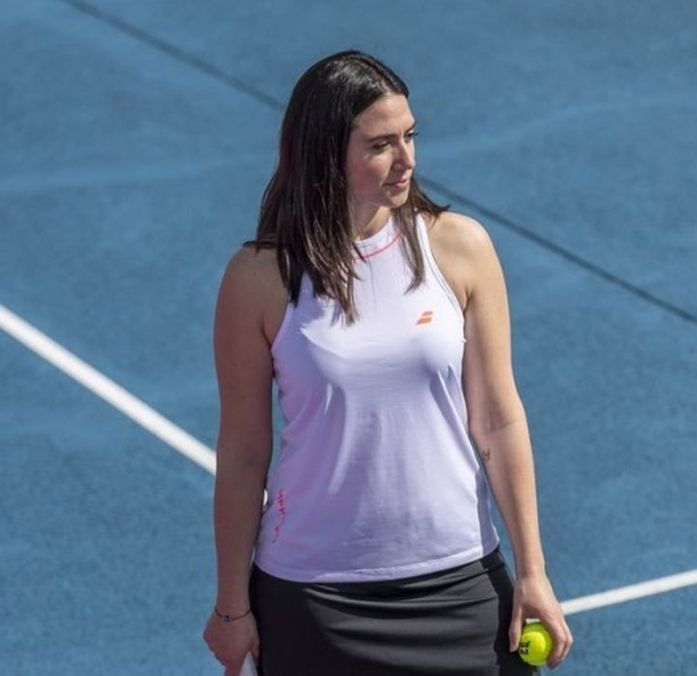 Женский топ теннисный Babolat Strike Tank Top - белый