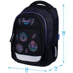 Рюкзак Berlingo Cute "Candy shop" 38*28*14см, 3 отделения, 3 кармана, анатомическая ЭВА спинка