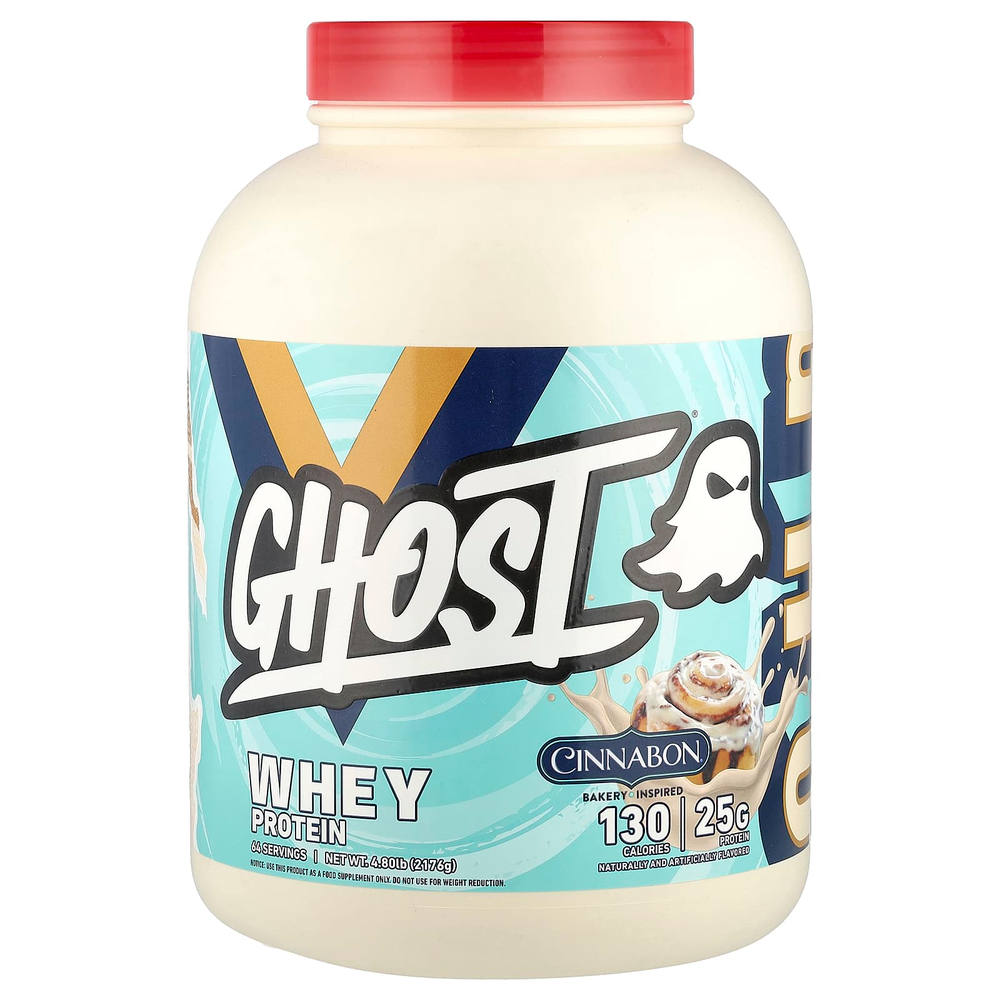 Ghost, Сывороточный протеин, Cinnabon®, 2176 г (4,8 фунта)