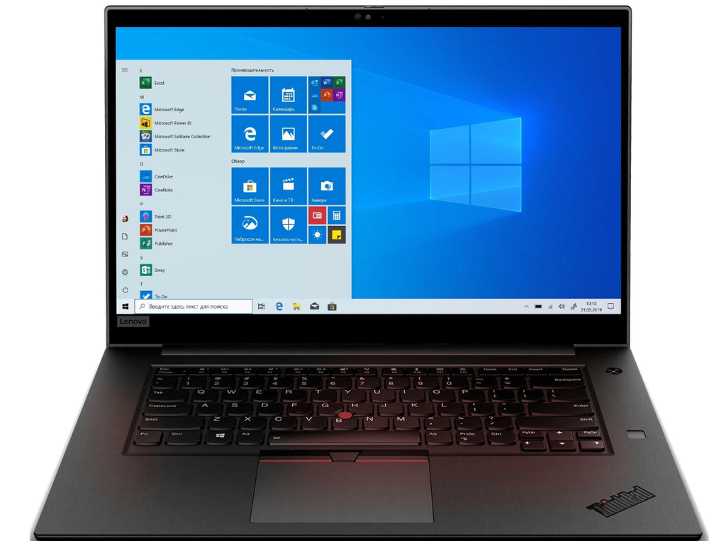 15.6" Ноутбук Lenovo ThinkPad P1 Gen 2 (3840x2160, Intel Core i9-9880H, RAM 32ГБ, SSD 1ТБ, NVIDIA Quadro T2000, Win 11 Pro)