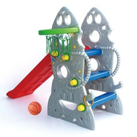 Горка Ракета с баскетбольным кольцом — 9-0157