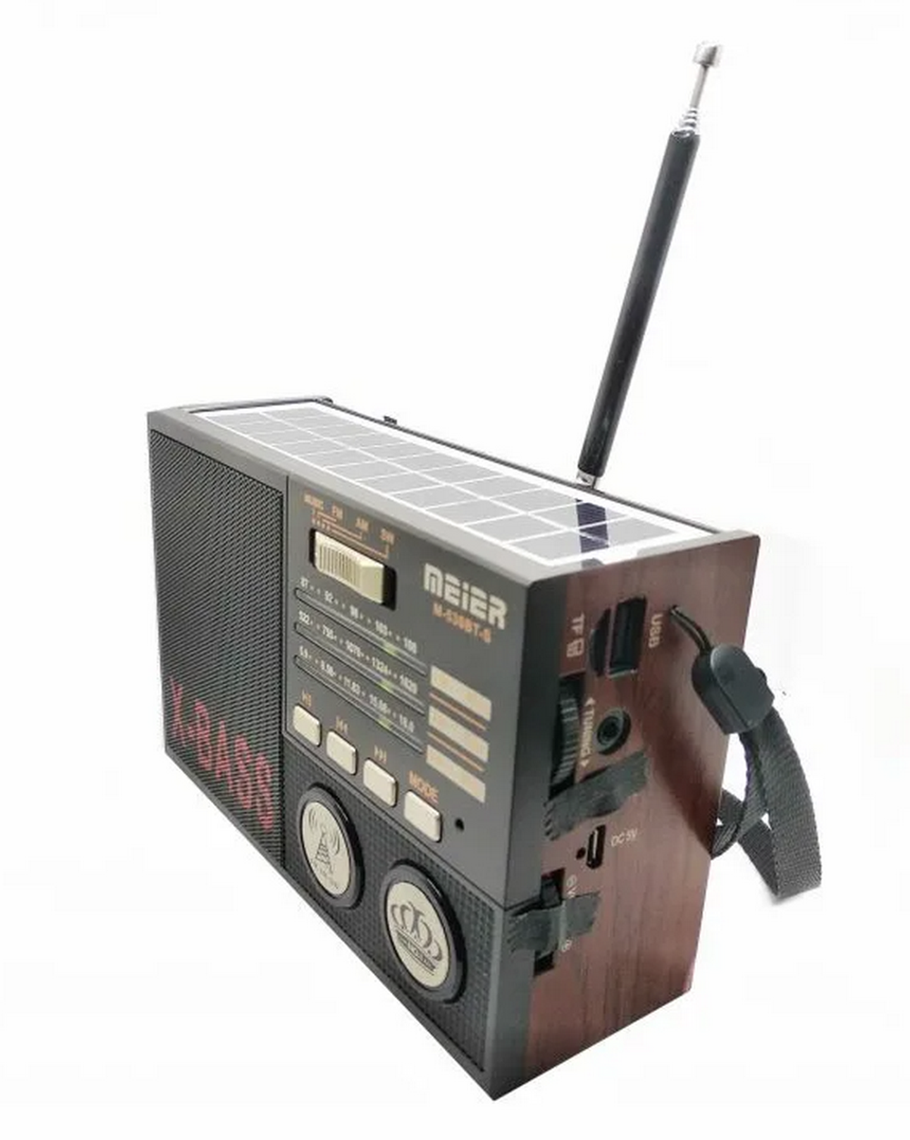 Радиоприемник с MP3 плеером +Solal panel Meier M-530BT-S