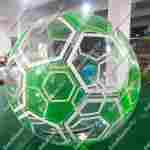 Аттракцион Водный шар ПВХ «Футбольный мяч Зеленый», 2*2*2 м