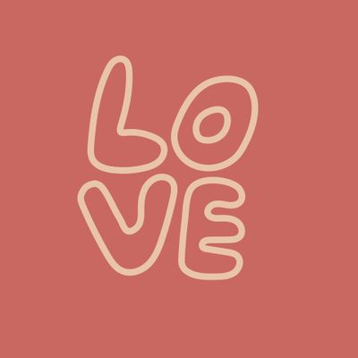 спокойный стильный простой фон текст слово love любовь