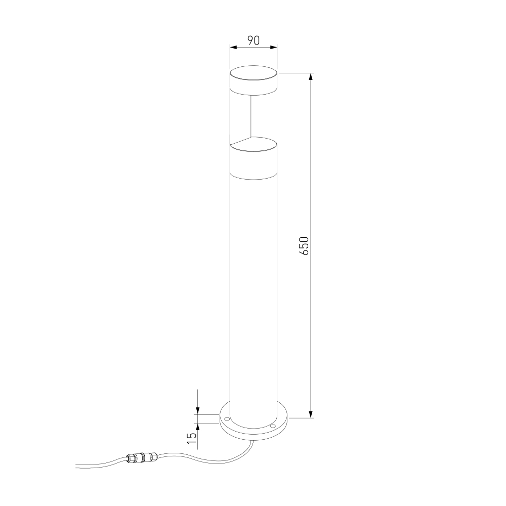Ландшафтный светодиодный светильник Nimbus IP54 35126/F черный