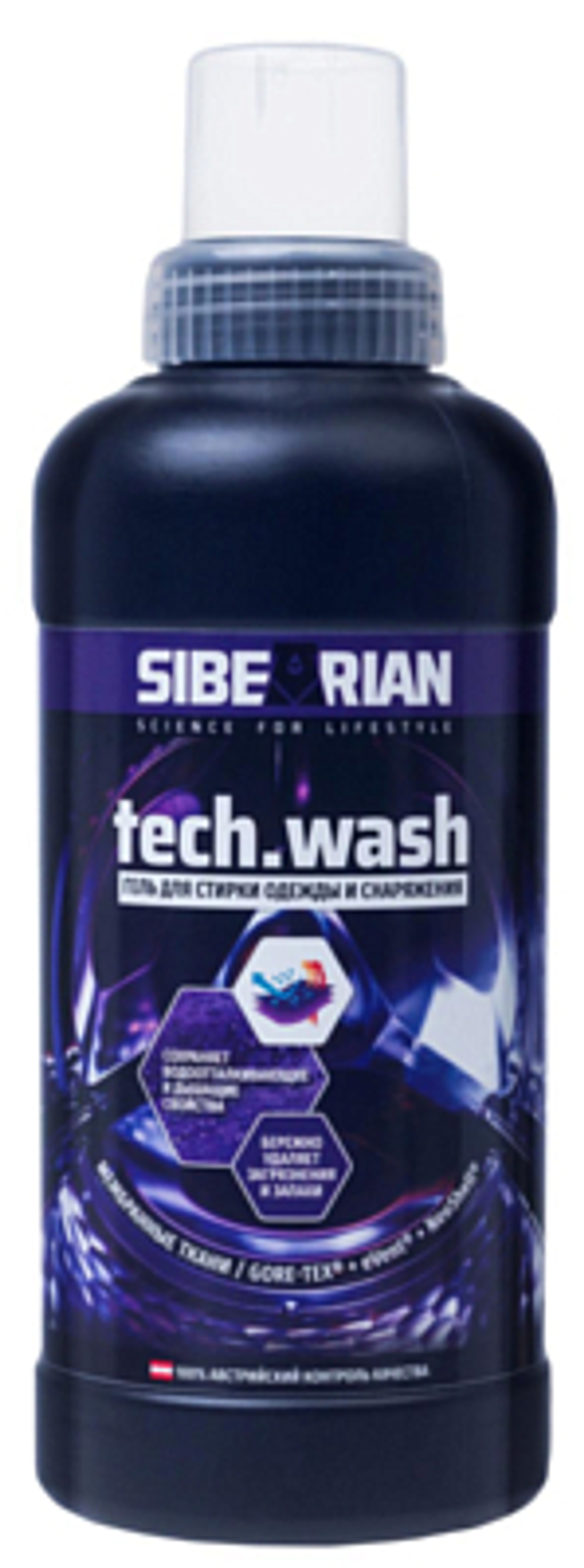 СРЕДСТВО ДЛЯ СТИРКИ ОДЕЖДЫ SIBEARIAN TECH WASH 500 МЛ