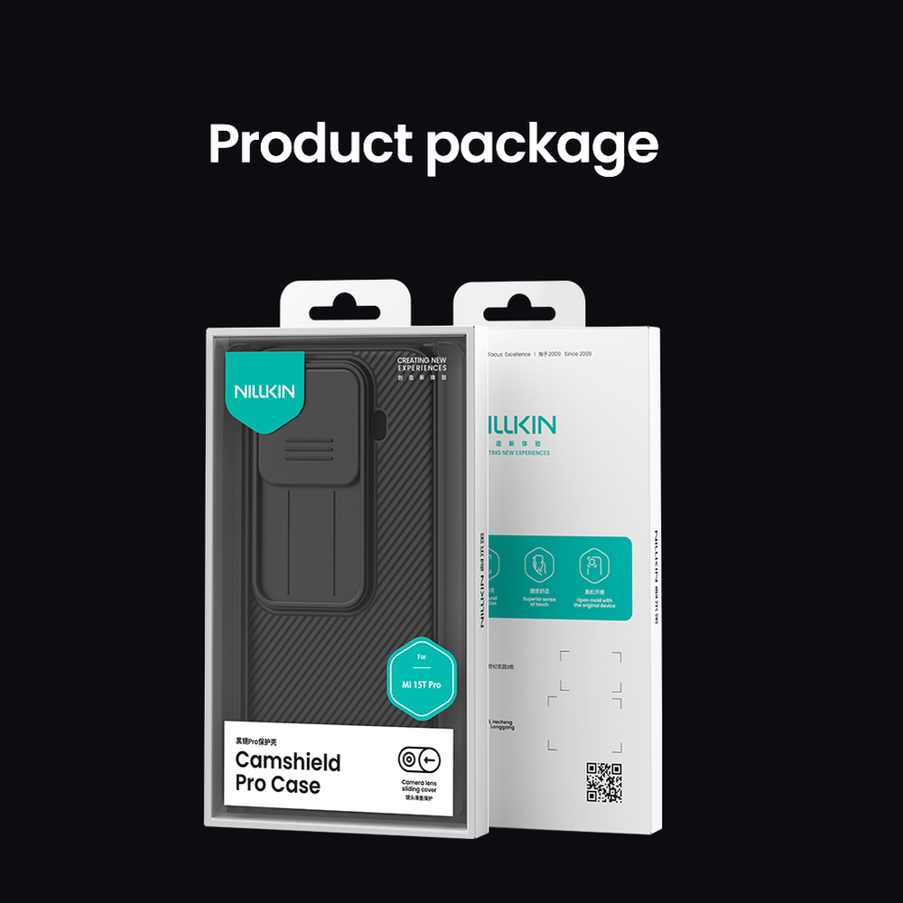 Чехол противоударный от Nillkin для Xiaomi 15T Pro, серия CamShield Pro Case (защитная сдвижная шторка для камеры)