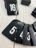 Номерки для ключей 30х50 (Комплект)