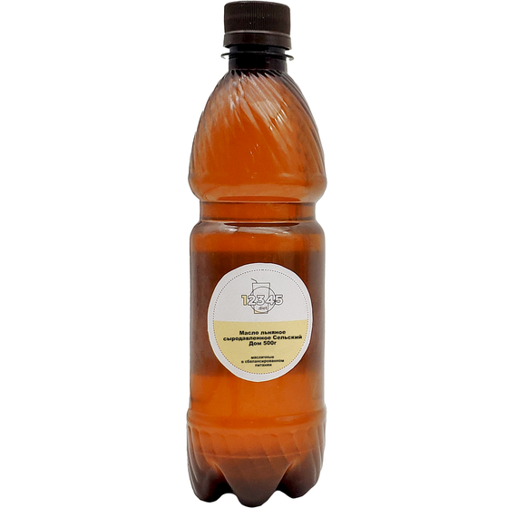 Масло льняное сыродавленное Сельский Дом 500мл