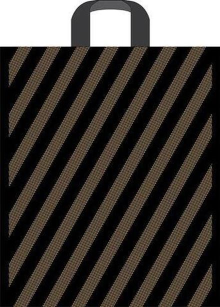 Пакеты с петлевой ручкой "Полоса" 38х45+3см 45мкм (50/500шт)
