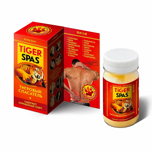 Тайгерстар спецмазь тигровая крем-бальзам для тела 70 мл