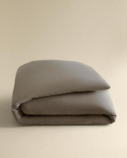 ZARA HOME ОДНОТОННЫЙ ПОДОДЕЯЛЬНИК, СЕРЫЙ