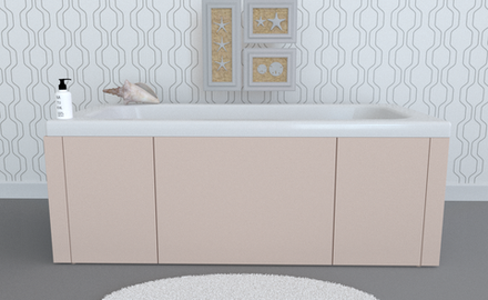 Экран под ванну комбинированный TR-8-205 палома матовый soft touch