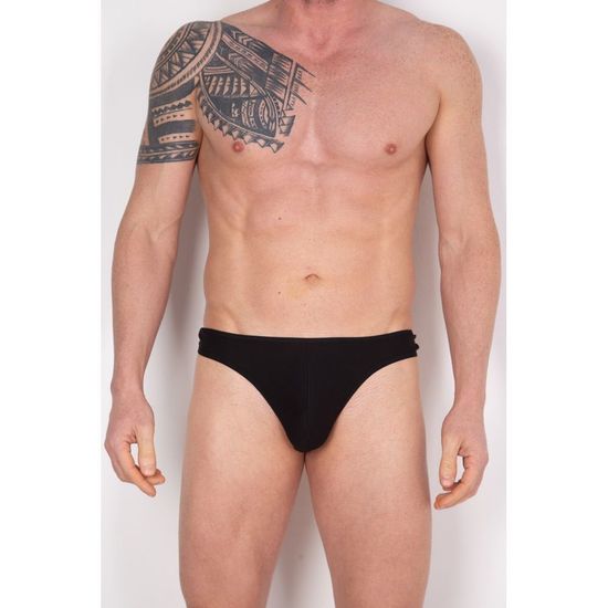 Мужские трусы стринги черные Cosmos Colors CB10_BL