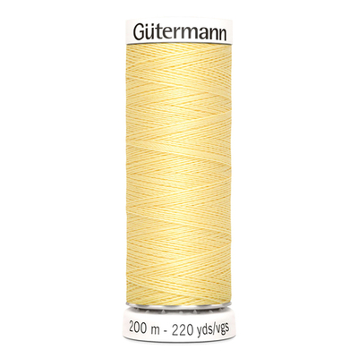 01 Нить Sew-All 100/200 м для всех материалов, 100% полиэстер Gutermann 748277 (325 шампань)