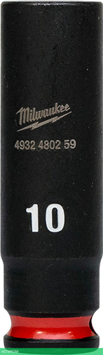 Головка ударная Milwaukee Shockwave 1/4" 10мм (4932480259)