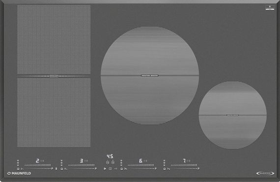 Индукционная стеклокерамич. панель MAUNFELD CVI804SFDGR Inverter