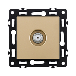 Розетка TV, золотой Kollinger Asthetik AS-020GD