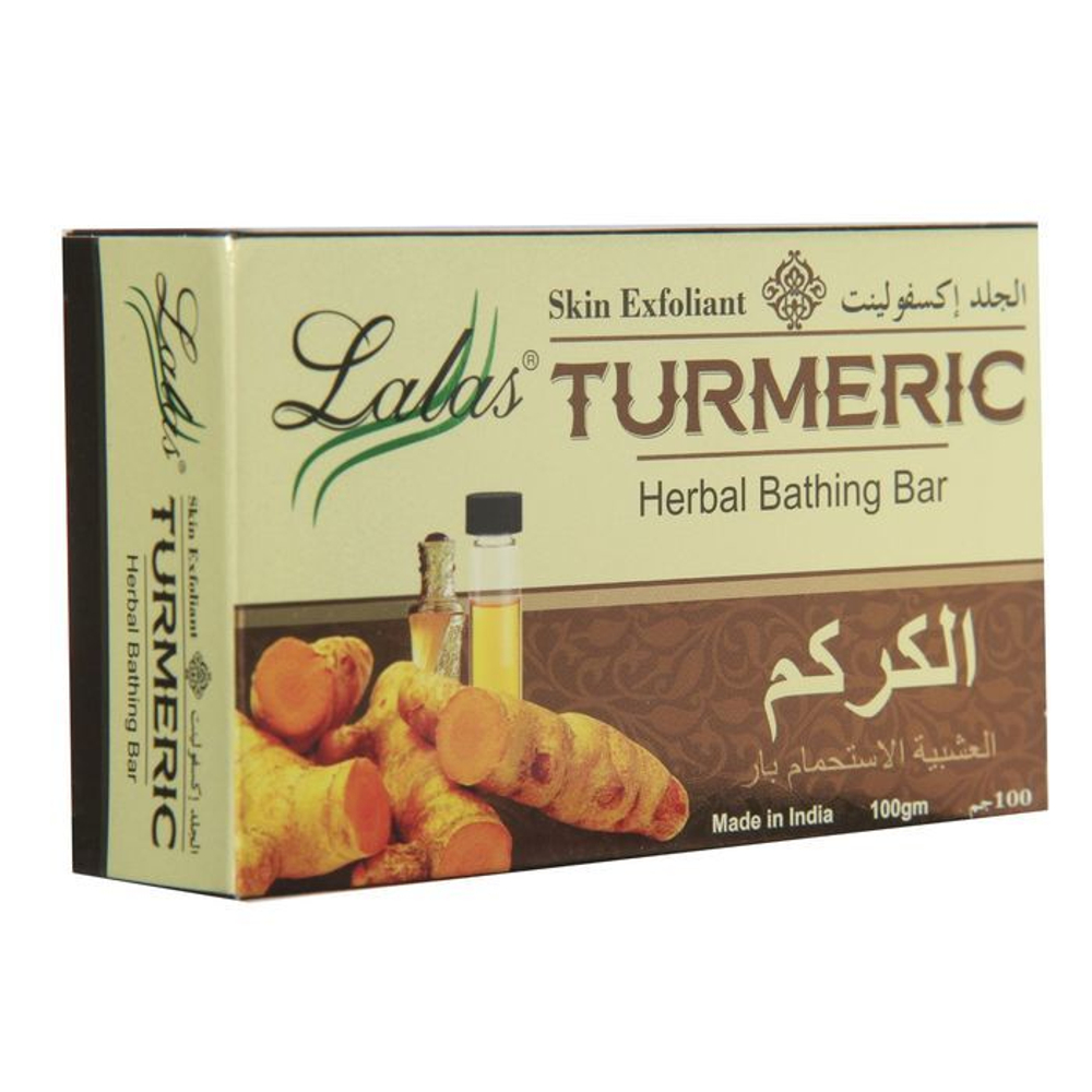 Мыло Lalas Turmeric Куркума, 100 гр.