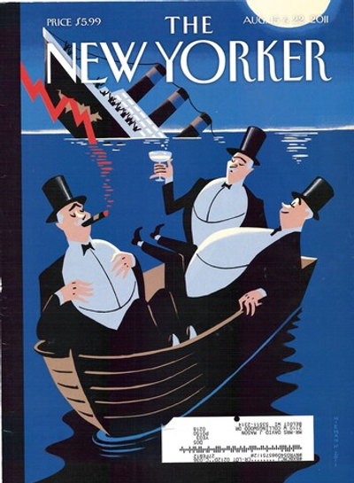 Журнал The New Yorker 15-08-2011, обложка