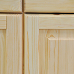 Dipriz Тумба Лена из сосны, 4 ящ. 4 дв. (низ), лак